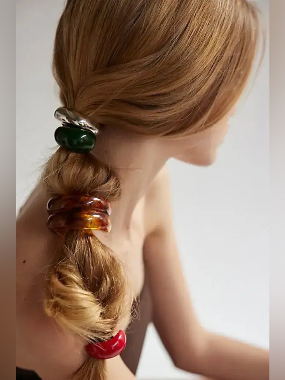 Free People Jumbo Acrylic Pony Cuff